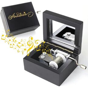 Wooden Music Box Hand Crank Classic Antique Carved Musical Boxes Christmas Birthday Valentine's Day Gifts Plays Toreador