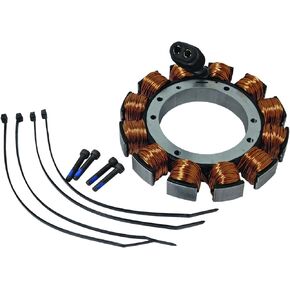New Stator Compatible with Harley Davidson Evo Motorcycle Big Twin 32 AMP Dyna Softail Super Glide Touring Electra Road King 29970-88, HD01-123, 2997088