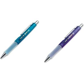 (2) PILOT Dr. Grip Refillable & Retractable Gel Ink Rolling Ball Pen, Fine Point, Purple Barrel, Black Ink (36261) & Blue Barrel, Black Ink, Single Pen (36260)