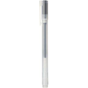 MUJI - 0.38mm Black Smooth Gel Ink Ballpoint Cap Pen (10 pieces)
