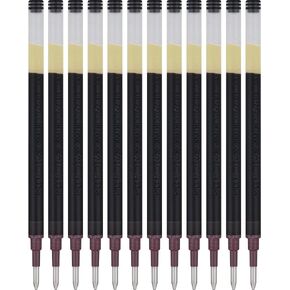 PILOT Pen G2 Gel Ink Refills For Rolling Ball Pens, Bold Point, 1.0mm, Black Ink, 12-Pack