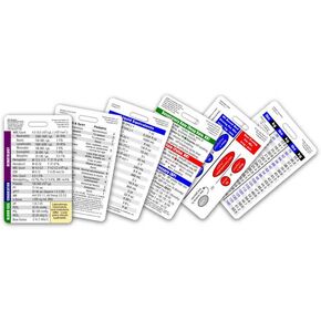 Mini Nurse Vertical Badge Card Set - 6 Cards