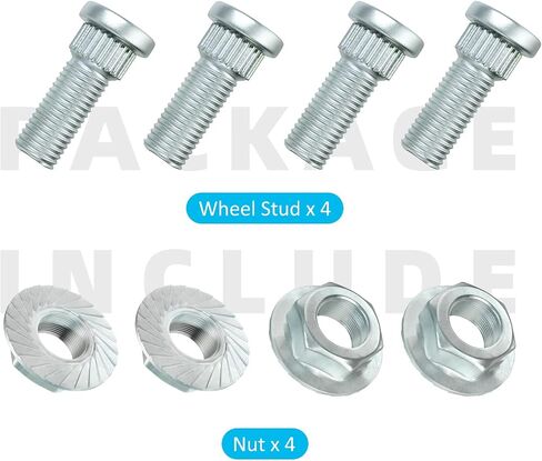 Front/Middle Wheel Studs 7515513 for Polaris Sportsman Ranger Outlaw Magnum Trail Blazer Trail Boss Predator Scrambler ATP Hawkeye 4PCS in Saudi Arabia