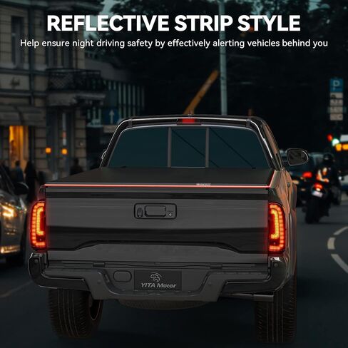 YITAMOTOR Soft Tri-fold Truck Bed Tonneau Cover Compatible with 2020 2021 2022 2023 2024 Jeep Gladiator JT w/ or w/o Trail Rail System in Saudi Arabia