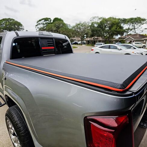 YITAMOTOR Soft Tri-fold Truck Bed Tonneau Cover Compatible with 2020 2021 2022 2023 2024 Jeep Gladiator JT w/ or w/o Trail Rail System in Saudi Arabia