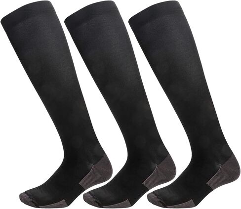 جوارب ضغط (3 أزواج) للرجال والنساء 15-20 ملم زئبق هي الأفضل لألعاب القوى والجري in Kuwait