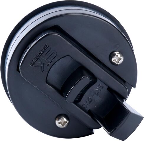 Amarine Made 2" Flush Pull Slam Latch for Boat Deck Hatch 1/4" Door Locking Style-Black (1-Pack) in Saudi Arabia
