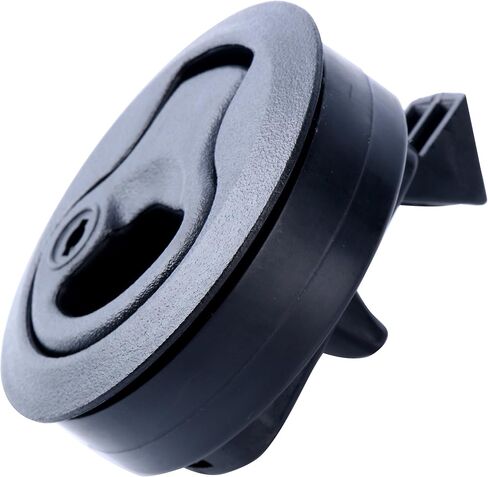 Amarine Made 2" Flush Pull Slam Latch for Boat Deck Hatch 1/4" Door Locking Style-Black (1-Pack) in Saudi Arabia