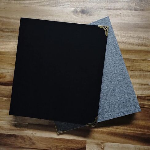 مفرش كتب Fernweh4u Premier مكون من 3 حلقات مقاس 10.25 بوصة × 11.5 (عبوتان) - ألوان سوداء ورمادية - مثالية للفصول الدراسية والعمل التجاري والتنظيم in Kuwait