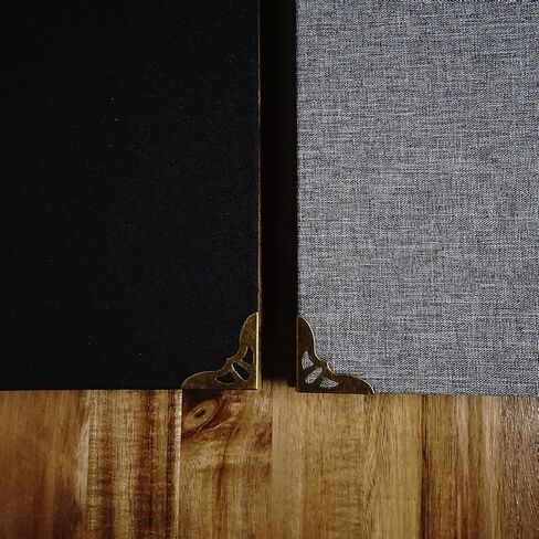 مفرش كتب Fernweh4u Premier مكون من 3 حلقات مقاس 10.25 بوصة × 11.5 (عبوتان) - ألوان سوداء ورمادية - مثالية للفصول الدراسية والعمل التجاري والتنظيم in Kuwait