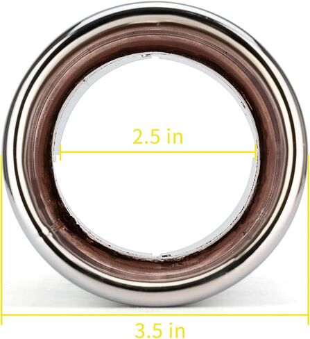 طرف كاتم صوت عادم أنبوب الكروم الأسود لشاحنة عادم متوافق مع Toyota Tacoma 2005-2022 يستبدل PT932-35180-02 PT9323518002 in Kuwait