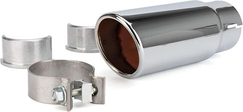 طرف كاتم صوت عادم أنبوب الكروم الأسود لشاحنة عادم متوافق مع Toyota Tacoma 2005-2022 يستبدل PT932-35180-02 PT9323518002 in Kuwait