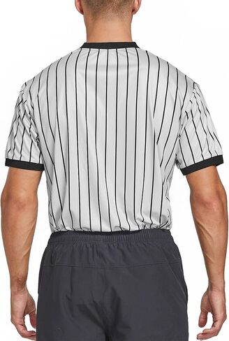 ChinFun Men's V-Neck Basketball Referee Shirt Official Ref Shirt Umpire Jersey in Saudi Arabia