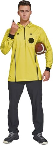 ChinFun Sporting Goods Men's Official Referee Short Sleeve Referee Jersey Pro Ref Uniform for Basketball Football Soccer in Saudi Arabia