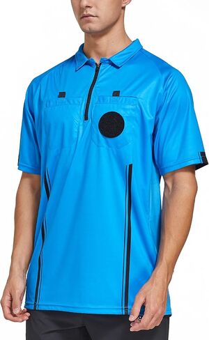 ChinFun Sporting Goods Men's Official Referee Short Sleeve Referee Jersey Pro Ref Uniform for Basketball Football Soccer in Saudi Arabia
