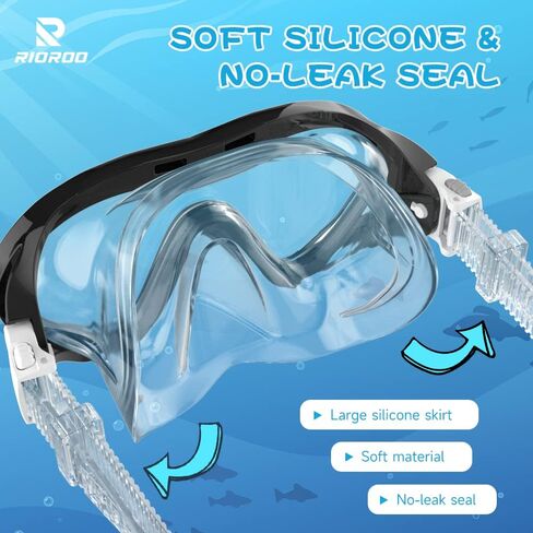 نظارات سباحة للأطفال مع غطاء للأنف، نظارات سباحة للأطفال الصغار من عمر 4 إلى 14 عامًا للأولاد والبنات والشباب، قناع غطس للأطفال ومعدات الغطس in Kuwait