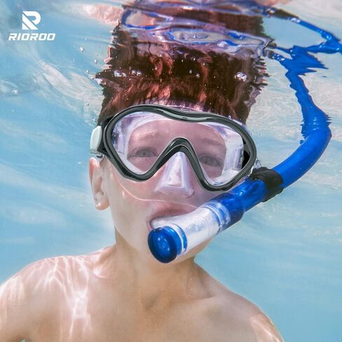 نظارات سباحة للأطفال مع غطاء للأنف، نظارات سباحة للأطفال الصغار من عمر 4 إلى 14 عامًا للأولاد والبنات والشباب، قناع غطس للأطفال ومعدات الغطس in Kuwait