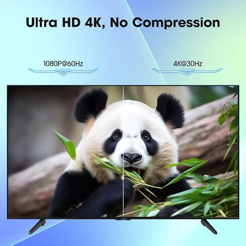 نظام نقل فيديو لاسلكي، جهاز إرسال واستقبال HDMI لاسلكي 4K، نطاق لوس 490 قدم، زمن استجابة 0.1 ثانية، يدعم نقل 60 ميجابت في الثانية 2.4/5 جيجا، حتى 1TX و4RXs. in Saudi Arabia
