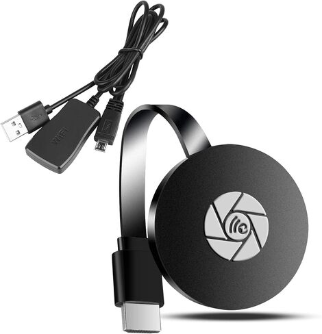 Miracast Dongle، محول دونجل عرض HDMI لاسلكي، محول انعكاس الشاشة لأجهزة i-Phone، i-Pad، Android، الكمبيوتر اللوحي، الكمبيوتر المحمول، نافذة إلى HDTV/شاشة/جهاز عرض، Miracast متوافق، Air Play، DLNA in Kuwait