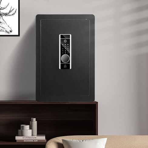 VEVOR Safe, 0.5 Cubic Feet Home Safe, Steel Security Safe with Digital Keypad and 2 Keys, Wall-Mounted Cabinet Safe Protect Cash, Gold, Jewelry, Documents for Home, Hotel, 13.8 x 9.8 x 9.8 inches in Saudi Arabia