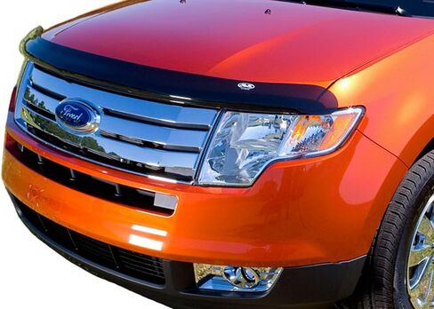غطاء فتحة التهوية التلقائي [AVS] واقي غطاء محرك السيارة Bugflector II | يناسب 2008 - 2013 Ford Econoline Vans، 2008 - 2024 Ford E - 450 Super Duty، High Profile - Smoke | 25016 in Saudi Arabia