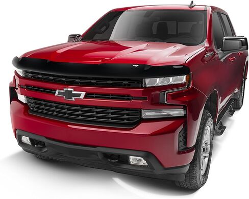 غطاء فتحة التهوية التلقائي [AVS] واقي غطاء محرك السيارة Bugflector II | يناسب 2008 - 2013 Ford Econoline Vans، 2008 - 2024 Ford E - 450 Super Duty، High Profile - Smoke | 25016 in Saudi Arabia