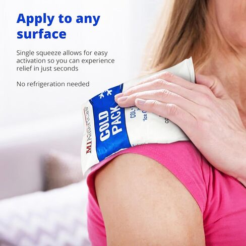 Instant Ice Cold Packs for Injuries (5" x 8.5") 6 Pack Disposable Ice Packs for Cold Therapy Pain Relief, Swelling, Inflammation, Sprains, and Toothache, Excellent Cold Packs for Athletes and Outdoor in Saudi Arabia