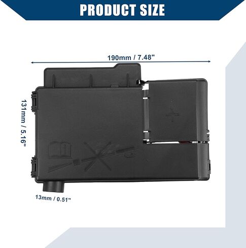 No.22966936 Fuse Box Battery Terminal with Cover for Cadillac XTS 2013,2015-2019/Inner Engine Compartment Fuse Block/Durable/1Pcs Black in Saudi Arabia