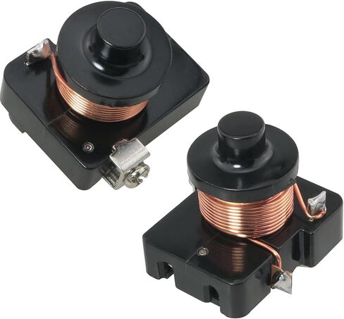 2PCS لفائف ضاغط التتابع كاتب التتابع الأسود الثقيلة كاتب المسمار نموذج 1 / 3HP 250W للثلاجة والفريزر وصيانة ضاغط تكييف الهواء والتجميع in Kuwait