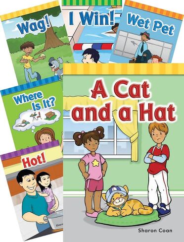 Teacher Created Materials - Classroom Library Collections: Short Vowel Rimes - 18 Book Set - Grades PreK-1 - Guided Reading Level A - D in Saudi Arabia