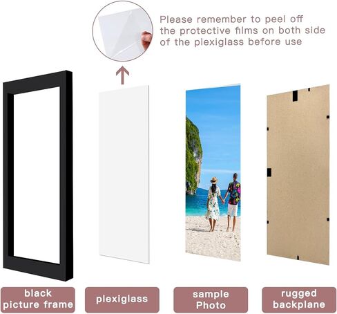 4X4 Picture Frame, Wall Hanging Picture Frames Collage with 3 Opening Frames Distressed White in Saudi Arabia