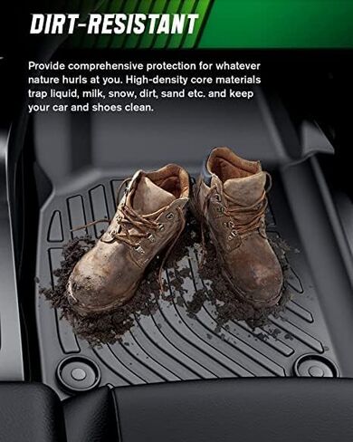 Floor Mats for Jeep Grand Cherokee 2016-2021/ for Dodge Durango 2016-2021, TPE Rubber Car Mats All Weather Custom Floor Liners for Grand Cherokee/Durango 1st and 2nd Row Nonslip Odorless in Kuwait