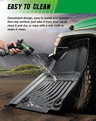 Floor Mats for Jeep Grand Cherokee 2016-2021/ for Dodge Durango 2016-2021, TPE Rubber Car Mats All Weather Custom Floor Liners for Grand Cherokee/Durango 1st and 2nd Row Nonslip Odorless in Kuwait