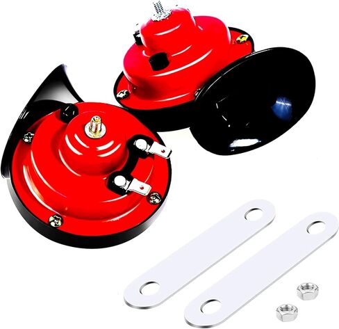 2 قطعة 300DB سوبر الصاخبة قطار القرن آلة تنبيه السيارة 12 فولت السيارات القرن مقاوم للماء الكهربائية الحلزون القرن الهواء القرن للشاحنات السيارات الدراجات النارية القوارب in Kuwait