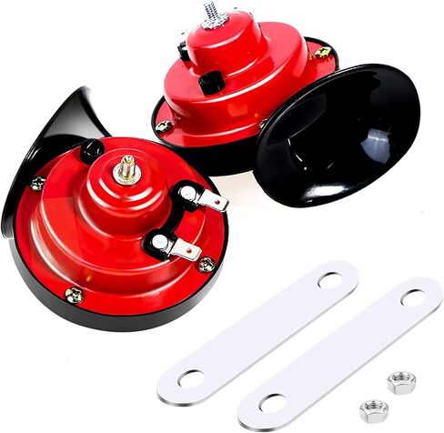 2 قطعة 300DB سوبر الصاخبة قطار القرن آلة تنبيه السيارة 12 فولت السيارات القرن مقاوم للماء الكهربائية الحلزون القرن الهواء القرن للشاحنات السيارات الدراجات النارية القوارب in Kuwait