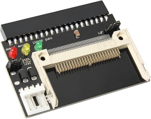 3.5 IDE 40pin أنثى إلى CF بطاقة محول محول بطاقة الذاكرة CF إلى 3.5 IDE أنثى لوحة توسيع القرص الصلب بطاقة 180 درجة أسود in Kuwait