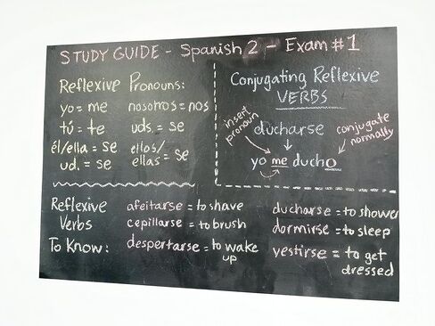 Teacher's Choice Self-Adhesive Chalkboard - Blackboard Wall Sticker - Over 6.5 feet Long (78.7" × 17.7") Chalk Included in Saudi Arabia