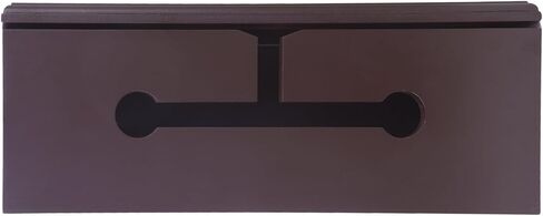 Ultimate Cable Management Box - Wood Lid, Desk & TV Organizer, Concealer for Cords, Surge Protectors, Chargers - Home/Office Solution! in Kuwait