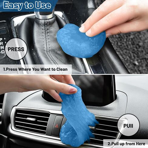 جل تنظيف لتفصيل السيارة، جل تنظيف لتفصيل معجون الغبار العالمي، منظف شقوق غبار السيارات، جل إزالة التفاصيل الداخلية لفتحات تهوية السيارة، الكمبيوتر الشخصي، قابل لإعادة الاستخدام in Kuwait