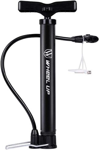 مضخة يدوية للدراجة من إنشانت، مضخة أرضية محمولة للدراجة تناسب أنواع صمامات بريستا وشرايدر، مضخة هواء مع إبر كروية وفوهة بالونات in Kuwait