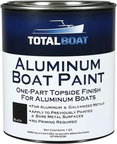 TotalBoat-520631 Aluminum Boat Paint for Canoes, Bass Boats, Dinghies, Duck Boats, Jon Boats and Pontoons (Light Gray, Gallon), 1 Gallon (Pack of 1) in Kuwait