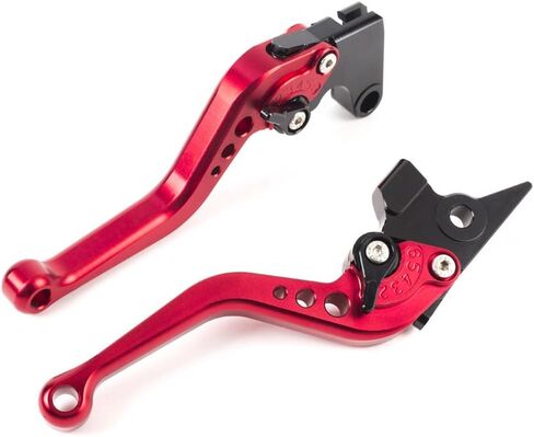 Short Brake Clutch Levers CNC Adjustable Aluminum for Yamaha FZ1 FAZER 06-15,FZ8 11-15,FZ6R 09-15,FZ6 FAZER 04-10,XSR 700/900 ABS 16-17,MT-07 14-17,MT09/SR/FZ9 14-17,XJR Diversion SPL077 in Saudi Arabia