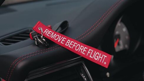 5x Remove Before Flight Red/White Key Chain 5.5" x 1" by (5 Pack) in Saudi Arabia