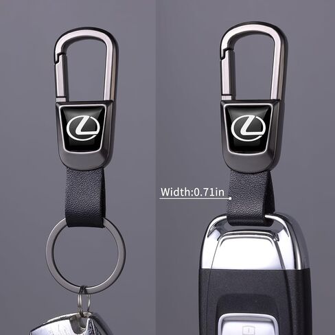 Leather Car Keychain Key Ring for Men and Woean, Key Fob Car Accessories Family Present-A in Saudi Arabia