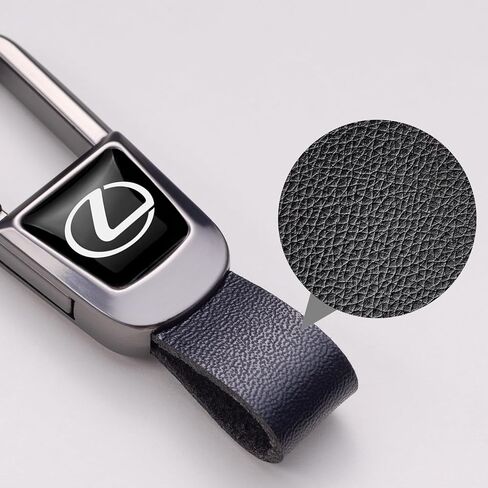 Leather Car Keychain Key Ring for Men and Woean, Key Fob Car Accessories Family Present-A in Saudi Arabia