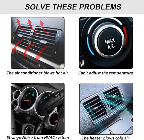 HVAC مشغل باب الهواء سخان مزيج التحكم في درجة حرارة الباب متوافق مع 2003-2014 تشيفي شيفروليه تاهو سيلفرادو سوبربان أفالانش جي إم سي يوكون سييرا استبدال OEM 52495593 604-112 in Kuwait