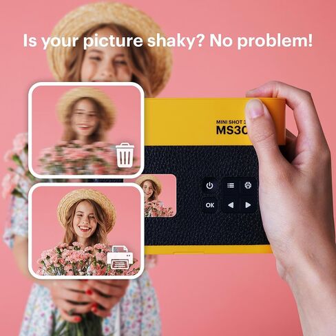 KODAK Mini Shot 2 ERA 4PASS 2-in-1 Instant Camera and Photo Printer (Black, Camera + Initial 8 Sheets + 60 Sheets) in Saudi Arabia