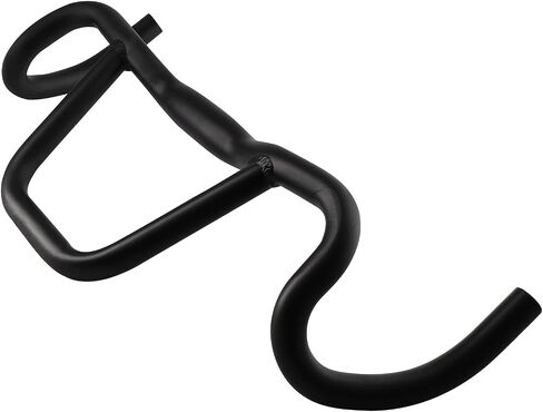 Bicycle Drop Handlebar Aluminum Alloy Round Tube Gravel Handlebar 31.8 Diameter, 420mm-520mm, 20mm Sink Height, for Touring Bikes in Saudi Arabia