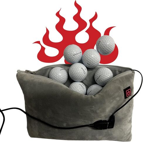 HOT BALLS Golf Ball Heater Warmer Pouch Heat Balls Up to 125 Degree Core Temperature ~Longer Distance With Driver ~Better Compression ~Better Feel & Spin In Cool Weather Less Sting On Miss Hits USB in Saudi Arabia