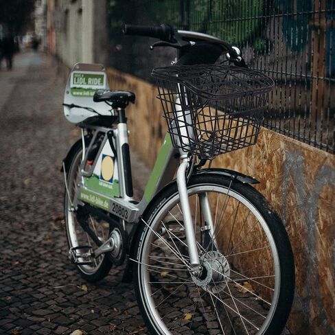 Electric Scooter Bike Storage Basket Bike Basket Front Rack: Electric Front Baskets with Lid Bike Storage Holder Accessories for Women and Men Black 1PC Cycling Basket Bike in Saudi Arabia
